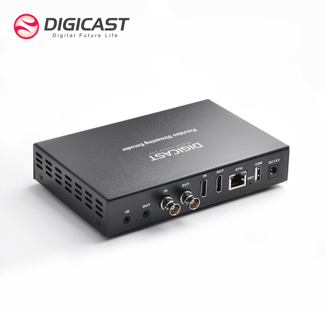 DMB-8900AU Plus 2 Channels NDI 4K HEVC Streaming Encoder SDI SRT Encoder Decoder IPTV H.265 HD UHD Encoders USB Video Recording