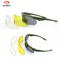 Lunettes tactiques personnalisées avec logo OEM pour le tir CS, la chasse, les sports de plein air avec des lentilles interchangeables