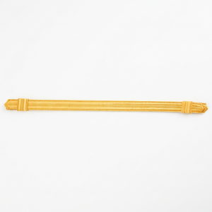 Cordón de Macramé Dorado Alemán Dada, Alta Tenacidad, 3 Hilos Trenzados, Acabado Recubierto, Estilo Clásico para Uniformes y Prendas de Ceremonia - Product Image 2