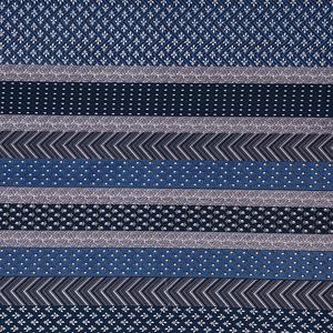 Parure de lit plate ethnique bleue imprimée, style nature, écologique, 2 taies d'oreiller incluses, coton 300 fils, toutes saisons, qualité usage domestique - Product Image 4