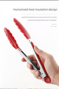 Gadget de cuisine promotionnel, pince en silicone résistante à la chaleur, cadeau idéal pour les passionnés de cuisine, logo personnalisé - Product Image 3