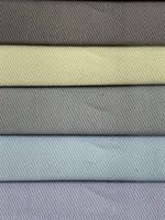 Tissu sergé de cavalerie tissé et teint en gros, 65% coton, 35% nylon, léger, de haute qualité, 145 g/m², pour vêtements, vestes, robes, manteaux