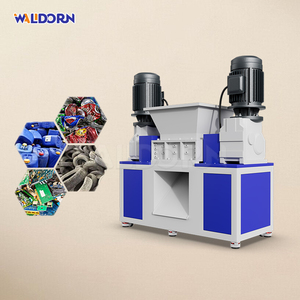 Low Noise Double Shaft Scrap Plastic Bottle Container Electric Automatic Small Dual Shredder Granulator - Product Image 1