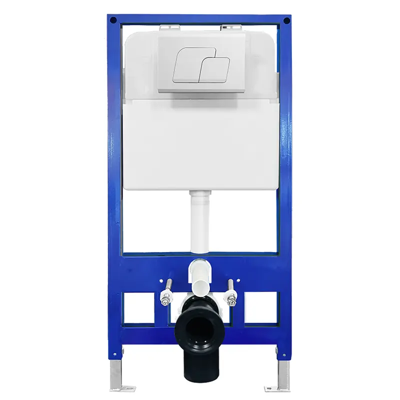 Produsen tangki air plastik Toilet Dual Flush WC dinding terpasang Toilet tersembunyi tangki air