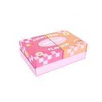 Maßgefertigte Beidseitig Öffnende Umweltfreundliche Karton-Geschenkbox Matt Laminiert UV-Beschichtet für Süßigkeiten Desserts Babynahrung Party Stabile Ausführung