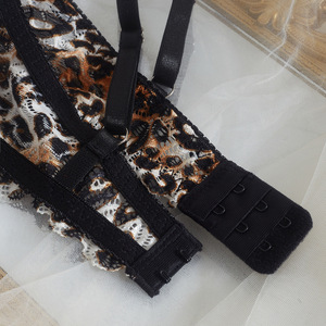 Hot Sale Leopard Printed Ultral-thin Lingerie <b>Set</b> <b>Sexy</b> Wireless See-through 2Pcs <b>Bra</b> and Panties <b>Set</b> - Product Image 5