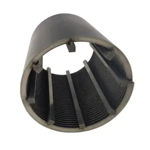 johnson tube strainer filter screen 700 micron slot sieve pipe fitting johnson coupling wedge wire screen filter