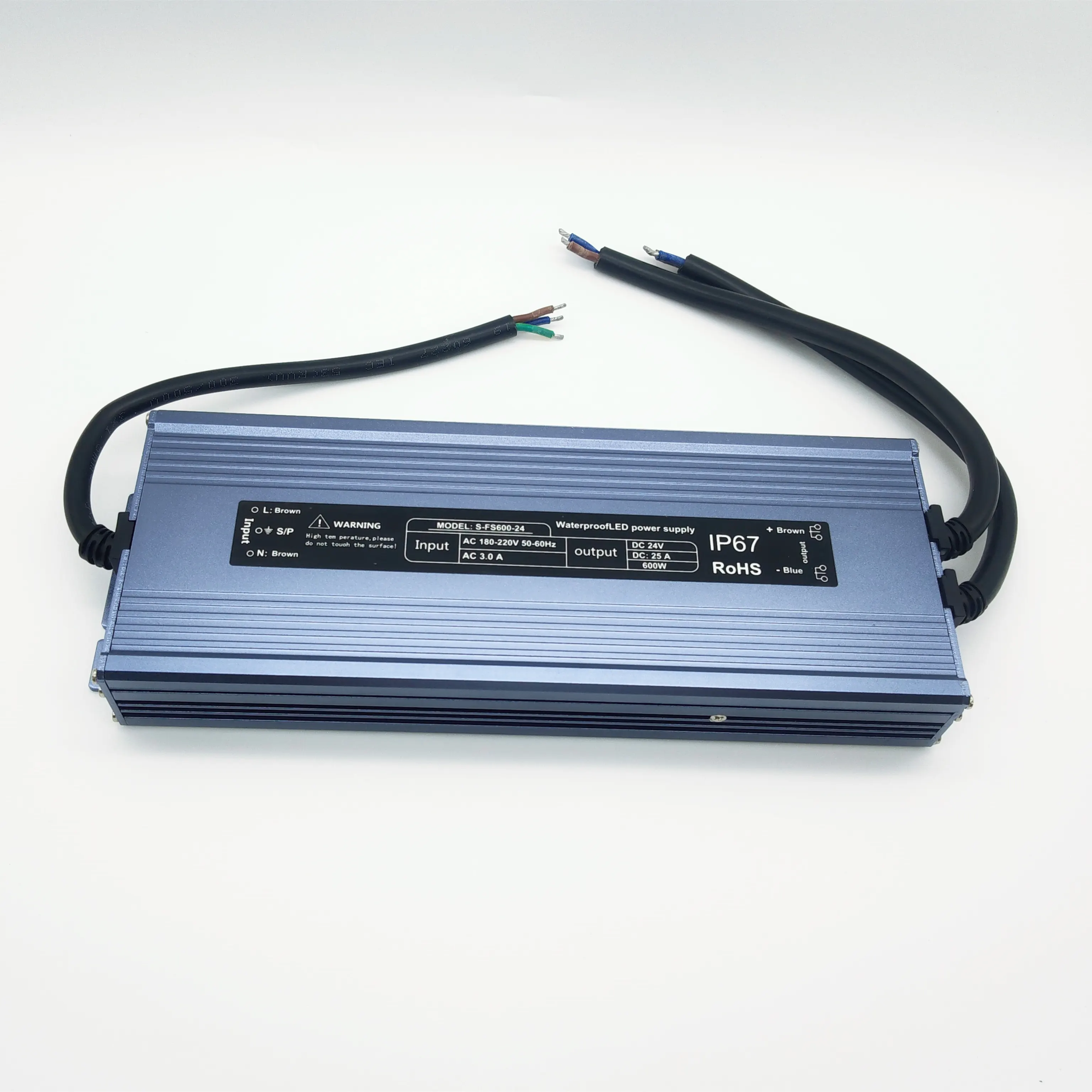 Ip67 Waterproof Led Power Supply 600w 24v Dc Switching Power Supply Outdoor Led Lighting Driver