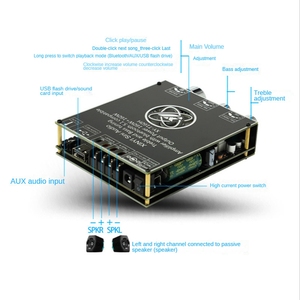 160W*2 high-bass adjustment BT audio power <b>amplifier</b> board module two-channel stereo TDA7498E super 3116 - Product Image 3