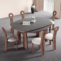 Table et chaises de salle à manger pliantes en bois massif de style vintage, style américain, français, Wabi-Sabi, extensible, rotative, convertible, pour restaurant