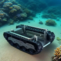 Nouveau modèle AVA-U12 Châssis de robot sous-marin Drone Bateau amphibie Remorque Chenille robotique avec une profondeur d'eau maximale de 30 m