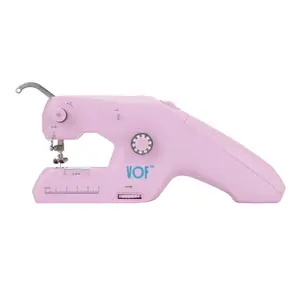 Mini Handheld Sewing Machine Zdml-6 Double Stitch Hand Sewing Machine CE Rohs 2022 New Clothing Electronic Household Abs+metal