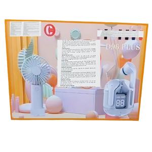 D96 Cộng Với 7 Trong 1 Bộ Thông Minh Đồng Hồ Với Mini Fan Tai Nghe Không Dây Dây Đeo Không Thấm Nước Trái Tim Tỷ Lệ Màn Hình Smartwatch Reloj Montre - Product Image 3