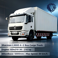 Camion de fret Shacman L3000 4X2 de haute qualité, puissance maximale de 210 ch, efficacité fiable pour le transport urbain et régional