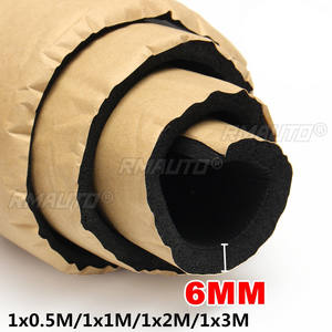 1Mx1/2/3M 6mm Matériau d'isolation phonique et thermique pour voiture, isolation du capot et du moteur, insonorisation automobile - Product Image 1
