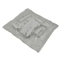 Support de montage 221-505 en stock, neuf, d'origine allemande, pour bornier 5 conducteurs 4mm² à fixation par vis, blanc 221 505