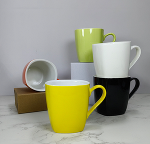 Tasses en céramique émaillée de forme carrée, couleur et logo personnalisés pour la promotion en gros dans les cafés, hôtels, restaurants et supermarchés - Product Image 3