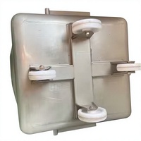 Chariot à viande en acier inoxydable 304 de 200 L, norme européenne, pour abattoir – Équipement de transport – Offre spéciale