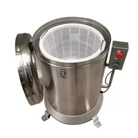 Nieuwe SUYUAN Automatische 220V RVS Centrifugaal Droger voor Wortelgroenten Ontwateringsmachine voor Thuis, Hotels en Restaurants