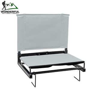 Cadeira dobrável do assento do Bleacher do estádio do quadro de aço portátil com apoio traseiro - Product Image 5