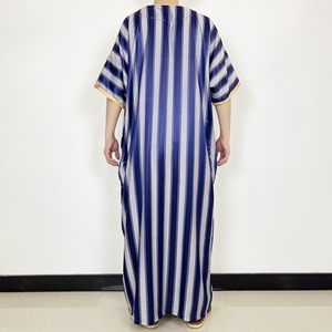 Nuevo Diseño <span class=keywords><strong>Al</strong></span> <span class=keywords><strong>Haramain</strong></span> Jubba, Kaftan Musulmán de Alta Calidad, Thobe Islámico Árabe de Manga Corta, Jubbah Qamis para Hombre - Product Image 5