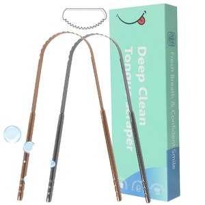 Limpiador de Lengua en Forma de U de Acero Inoxidable Joycare, Diseño de Cabeza Ancha, Limpieza Eficaz de la Lengua, Modelo OC-129 para Uso Doméstico - Product Image 1