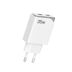 <span class=keywords><strong>Chargeur</strong></span> mural plat 35W, <span class=keywords><strong>chargeur</strong></span> super rapide USB C pour <span class=keywords><strong>Galaxy</strong></span> S25 Ultra, S24, téléphone 17 Pro, <span class=keywords><strong>chargeur</strong></span> mural mince USB GaN pour tablettes - Product Image 3