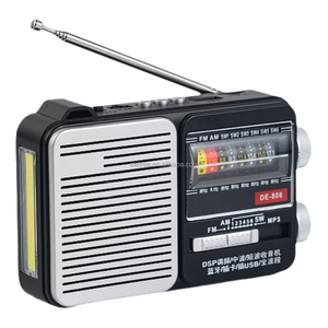 YN-2315BT de-808 kỹ thuật số Mini <span class=keywords><strong>Pocket</strong></span> <span class=keywords><strong>TF</strong></span>/<span class=keywords><strong>USB</strong></span> BT loa có thể sạc lại 8 ban nhạc <span class=keywords><strong>FM</strong></span>/AM/SW đài phát thanh với đèn pin - Product Image 2