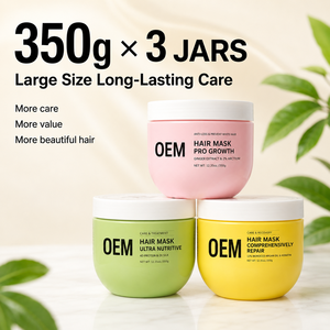 Mascarilla Capilar OEM ODM para Mayoristas, Ultra Nutritiva, Suavizante y Brillante, Promueve el Crecimiento, Previene las Canas, Repara y Restaura la Elasticidad - Product Image 3