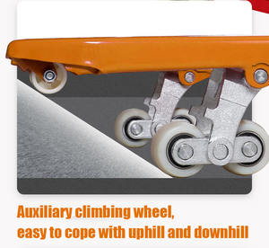 हुएसाथ मशीनरी सामग्री हैंडलिंग उपकरण 2000 किलोग्राम 3000 किलोग्राम गोदाम मैनुअल हाइड्रोलिक जैक हाथ पैलेट ट्रॉली ट्रक - Product Image 2