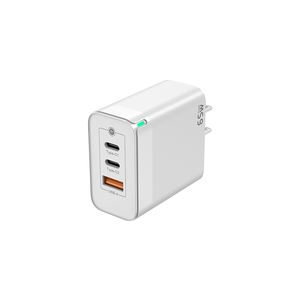 <span class=keywords><strong>Chargeur</strong></span> USB C <span class=keywords><strong>65W</strong></span> pour iPhone 13 12 Pro Max pour Samsung pour Xiaomi Mi-QC 3.0 PD <span class=keywords><strong>USBC</strong></span> <span class=keywords><strong>Chargeur</strong></span> de téléphone à charge rapide Matériel GAN OTP - Product Image 1