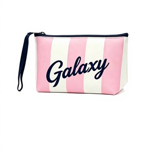 Women's Neoprene Letter Zipper Fashion <b>Small</b> Capacity Cosmetic <b>Travel</b> Wash <b>Bag</b> Waterproof Wear-resistant Portable - Product Image 1