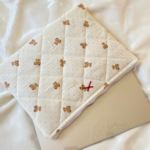 Nuevo producto transfronterizo: Funda/bolsa para portátil con diseño de oso de peluche, linda funda protectora acolchada para iPad/tablet. - Product Image 2