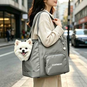 Sac de transport pour chien avec poches pour petits animaux, sac fourre-tout pour chat et chiots, sac de voyage pour animaux de compagnie - Product Image 4