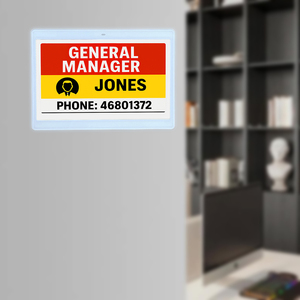 Écran E Ink, panneau d'affichage intelligent mural pour salle de réunion, affichage de la porte, 4 couleurs, plaque signalétique/numéro de salle de conférence - Product Image 1