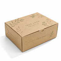Boîte en papier kraft avec couvercle à clipser, compartiments multiples, grille de séparation, conteneur pour aliments frais, étiquette privée, pour la préparation de salades