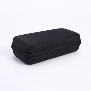 Kunden spezifisch 18,5x9x4,5 cm 1680D Schwarz Rechteckiger Reiß verschluss Reisekoffer Marke EVA Kopfhörer Kabel Aufbewahrung organisator - Product Image 4