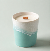 Ensemble de bougies parfumées bio en cire de soja dans un pot en céramique décoratif pour la maison, étiquette privée, coffret cadeau