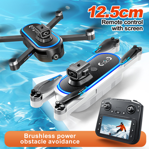 S186 Drone với màn hình không chổi than hồng ngoại tránh chướng ngại vật không đầu chế độ chụp ảnh lòng bàn tay quỹ đạo 50x Zoom dừng khẩn cấp - Product Image 2