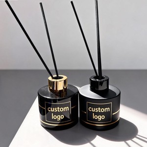 Diffuseur d'aromathérapie transparent en verre, flacon vide de luxe avec bâtonnets en bambou, 100 <span class=keywords><strong>ml</strong></span>, <span class=keywords><strong>150</strong></span> <span class=keywords><strong>ml</strong></span>, 200 <span class=keywords><strong>ml</strong></span> - Product Image 4