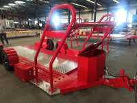 Nouvelle remorque à plate-forme à double essieu OMT1000 robuste avec une capacité de 1 tonne pour le transport de marchandises logistique et industriel