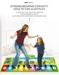 Juguetes Educativos, Piano Musical para Niños, Alfombra Musical en Inglés para Bebés, Alfombra de Juego para el Desarrollo Infantil, Manta de Juego, Juguetes Electrónicos, Regalo para Niños - Product Image 6