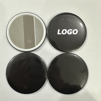 Miroir de poche miniature personnalisé avec logo, 7 cm, rond, simple face, mignon, dessin animé, miroir de maquillage compact pour étudiants, cadeaux promotionnels