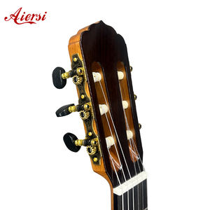 Aiersi Guitare en bois massif de haute qualité Guitare classique avec étui en mousse à prix d'usine - Product Image 5