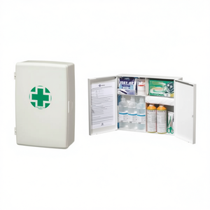 Trousse de premiers secours TTAKE pour la lutte contre les incendies et la sécurité avec symbole de croix verte - Product Image 2