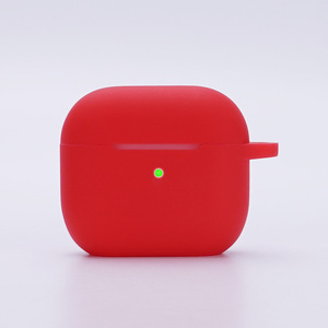 เคสซิลิโคนกันกระแทกสำหรับหูฟังไร้สาย พร้อมฝาครอบป้องกันสำหรับ Air Pod เคสซิลิโคนสำหรับ Air Pods 3 - Product Image 4