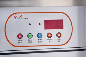 Tốt nhất bán 22-25l/h tự động thương mại mềm phục vụ máy làm kem 2 + 1 hương vị Máy làm kem - Product Image 6