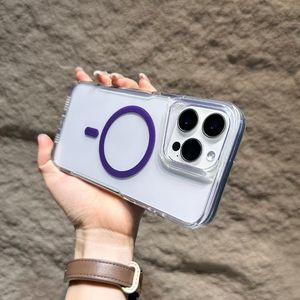 Hot Deals Magnetic Transparent Safe Wireless Charger Mag Cell Phone Case Anti Yellow Mobile Phone Back Cover para Vivo x27 pouch - Product Image 6