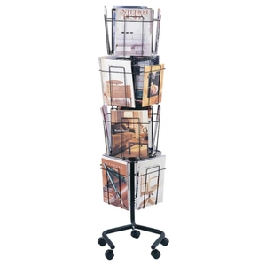 Dây kim loại bưu thiếp hiển thị đứng tầng bưu thiếp Giá xoay thiệp chúc mừng đứng cho cửa hàng - Product Image 3