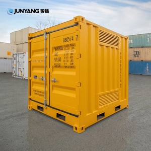 Custom ISO BV 7ft 8ft 10ft <b>Temporary</b> Storage Shipping Container Bunded <b>Floor</b> Side Opening Made Corten Steel for Dangerous Goods - Product Image 1